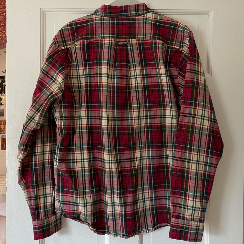 Bodega Elbow Patch Plaid Button-Up - image 6